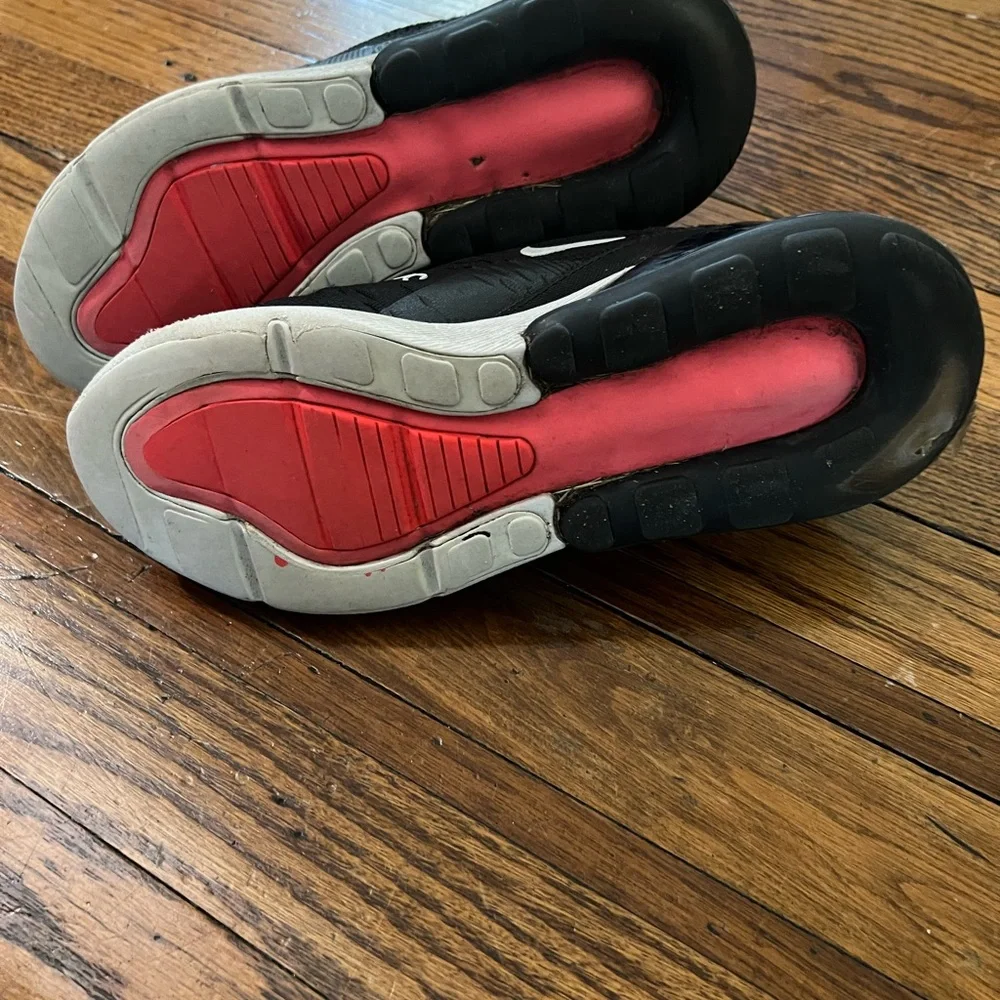 Nike Black and White Zoom Running Sneakers